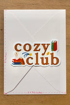 Cozy Club Sticker