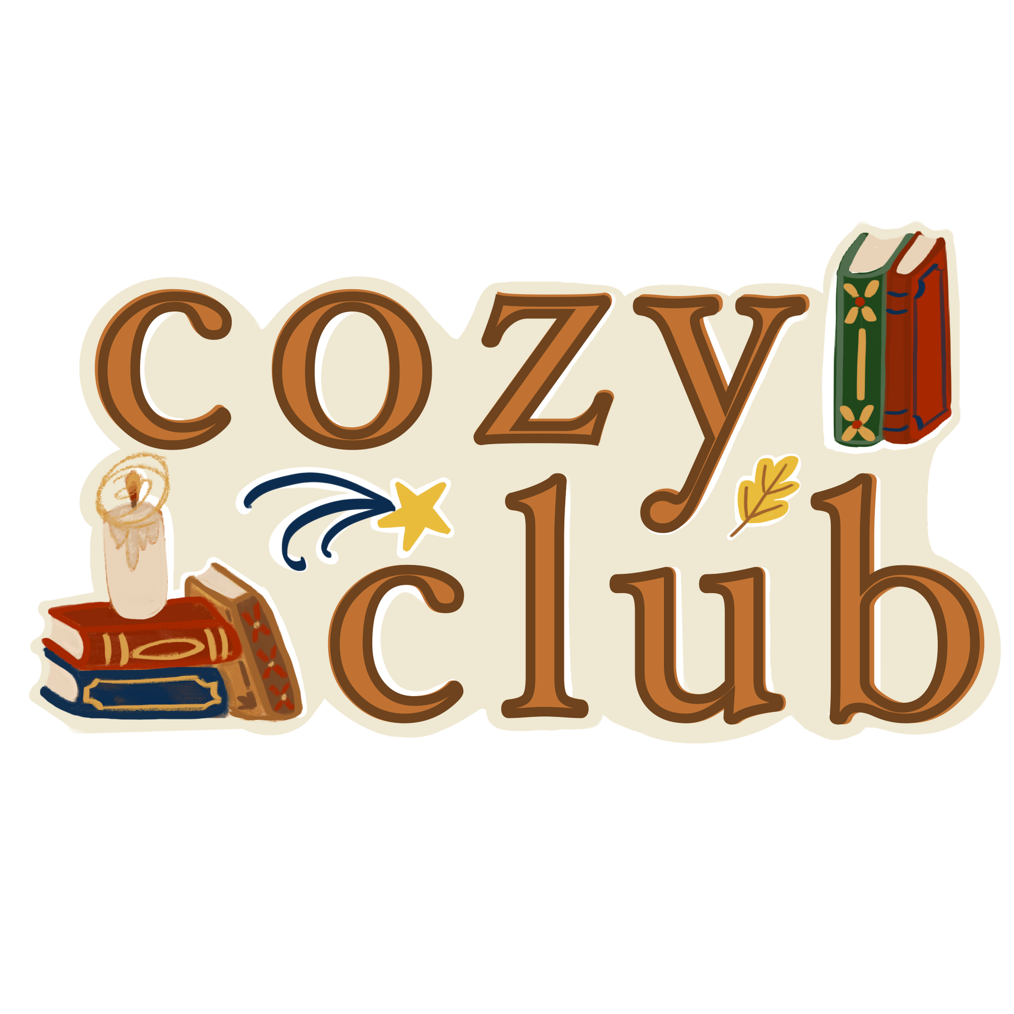 Cozy Club Sticker