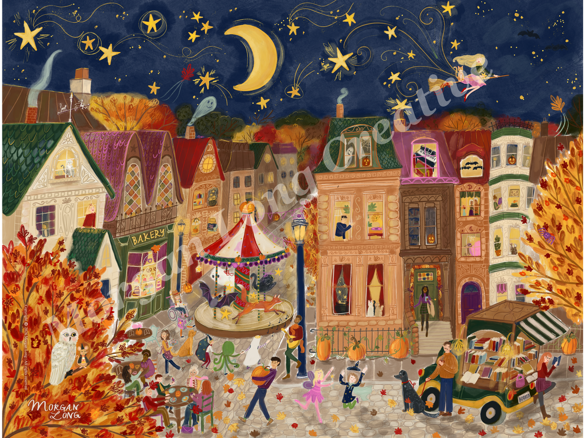 Fall Festivities Jigsaw Puzzle PREORDER