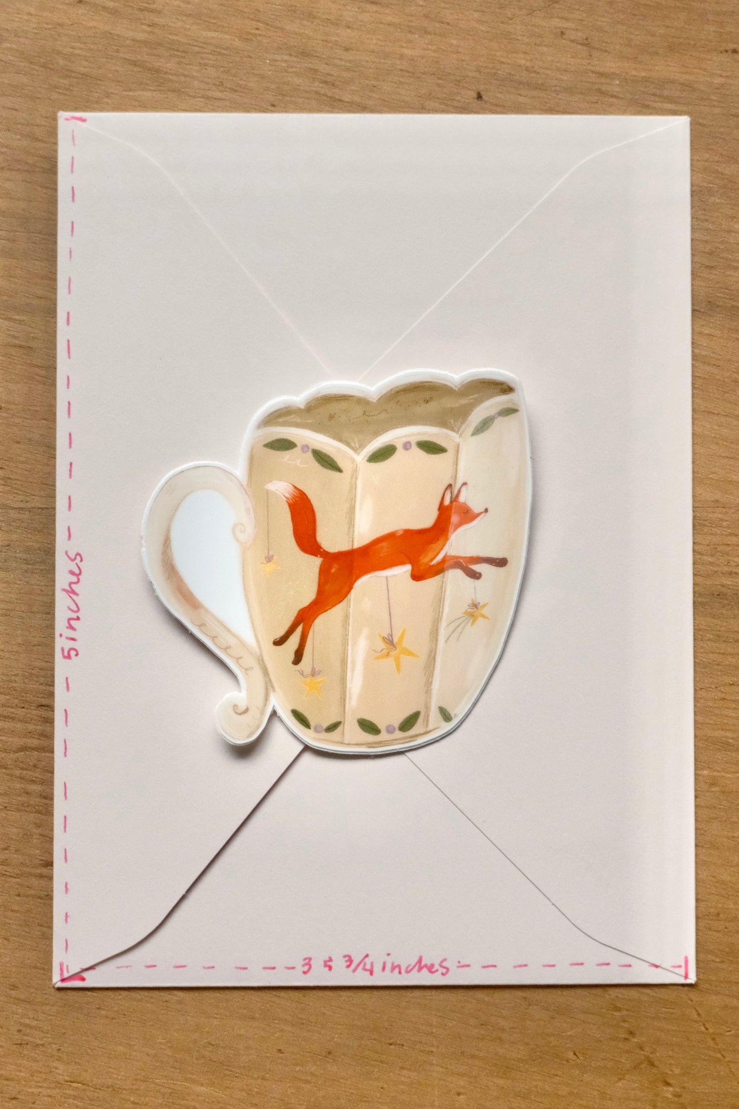 Fox Mug Sticker