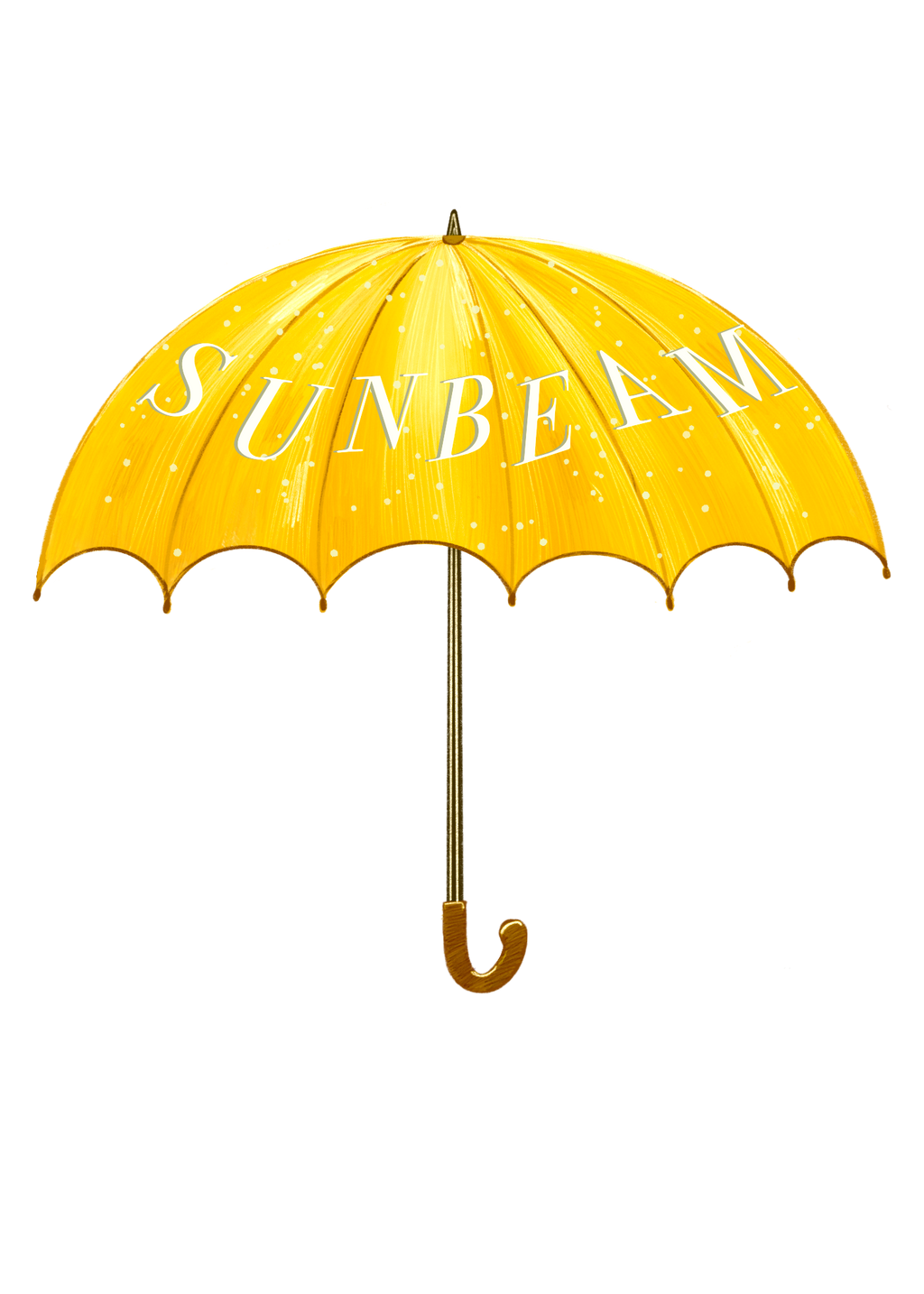 Sunbeam Umbrella Sticker