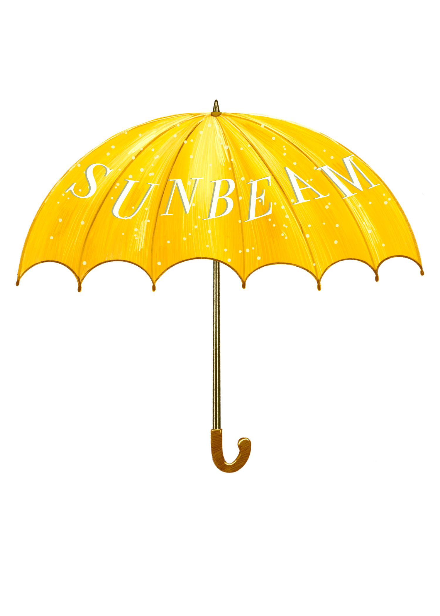 Sunbeam Umbrella Sticker